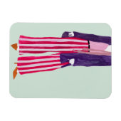 Figuur met vaste Mode - gestripte zuigers Magneet (Horizontaal)