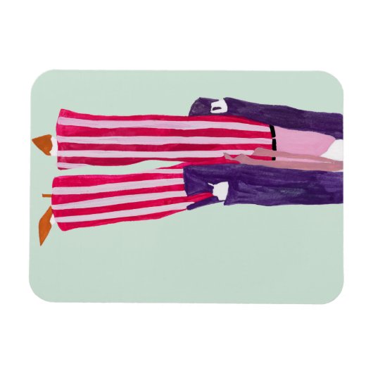 Figuur met vaste Mode - gestripte zuigers Magneet (Horizontaal)