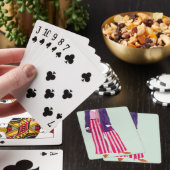 Figuur met vaste Mode - gestripte zuigers Pokerkaarten (Insitu)
