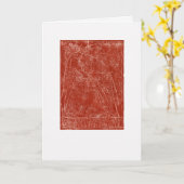 Figuur met voorouders kaart (Gele Bloem)