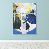 Figuur nr. 5 door Hilma af Klint Canvas Afdruk (Insitu (Houten vloer))