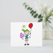 Figuur op de Fair Tshirts en cadeautjes Briefkaart (Staand voorkant)