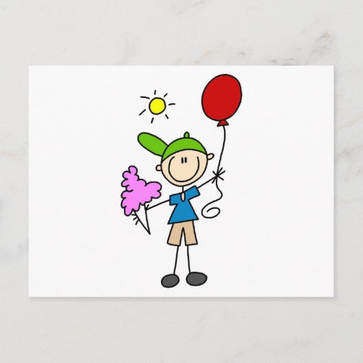 Figuur op de Fair Tshirts en cadeautjes Briefkaart (Voorkant)