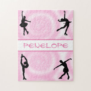 Figuur roze zirl Jigzaag Puzzle Legpuzzel