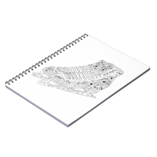 figuur schaats 2 notitieboek (Linkerzijde)