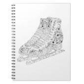 figuur schaats 2 notitieboek (Voorkant)