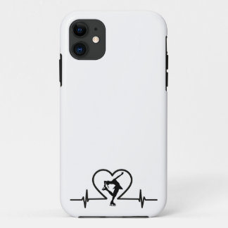 Figuur Schaats Heartbeat Telefoon Case