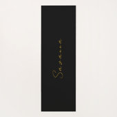 Figuur Schaatsen Aangepaste Naam Yoga Mat (Achterkant)