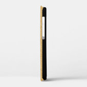 "Figuur Schaatsen" gouden glitter aangepaste naam Case-Mate iPhone Case (Achterkant / Links)