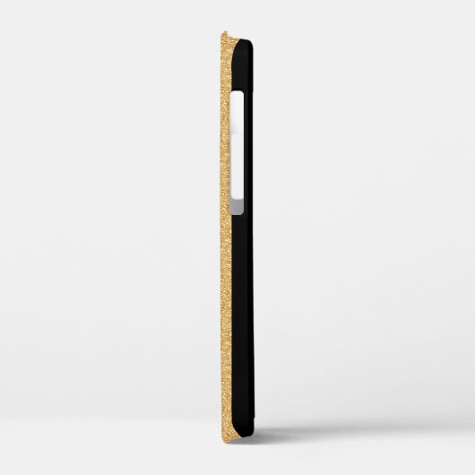 "Figuur Schaatsen" gouden glitter aangepaste naam Case-Mate iPhone Case (Achterkant / Links)