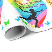 FIGUUR SCHAATSEN INSPIREREND OFFERTE ONTWERP CADEAUPAPIER (Rol Hoek)