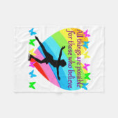 FIGUUR SCHAATSEN INSPIREREND OFFERTE ONTWERP FLEECE DEKEN (Voorkant (Horizontaal))