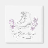 Figuur Schaatsen Koelkast Magneet (Voorkant)