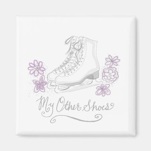 Figuur Schaatsen Koelkast Magneet (Voorkant)