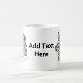 Figuur Schaatsen Word Kunst Schaatsen Aangepaste t Koffiemok (Center)