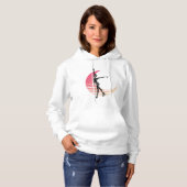 Figuur schaatsmeisje hoodie (Voorkant volledig)