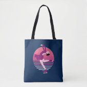 Figuur schaatsmeisje - kunst van ijsdansen tote bag (Voorkant)