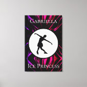 Figuur Schatting "Ice Princess", gepersonaliseerd Canvas Afdruk (Voorkant)