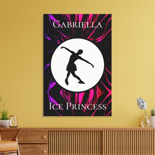 Figuur Schatting "Ice Princess", gepersonaliseerd Canvas Afdruk (Insitu (Woonkamer))