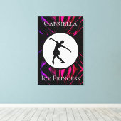 Figuur Schatting "Ice Princess", gepersonaliseerd Canvas Afdruk (Insitu (Houten vloer))