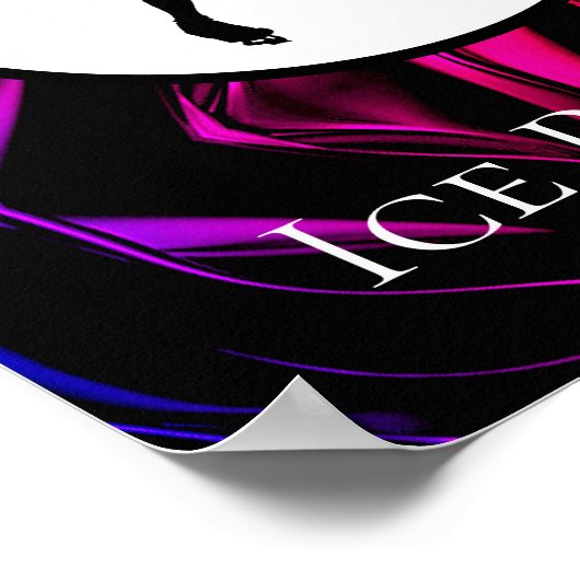 Figuur Schatting "Ice Princess", gepersonaliseerd Poster (Hoek)