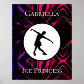 Figuur Schatting "Ice Princess", gepersonaliseerd Poster (Voorkant)