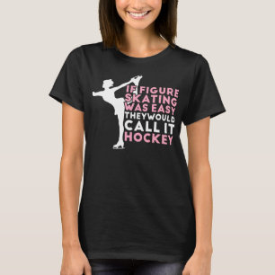 Figuur schimmelig Gezegde ijsschaatsen voor G T-shirt
