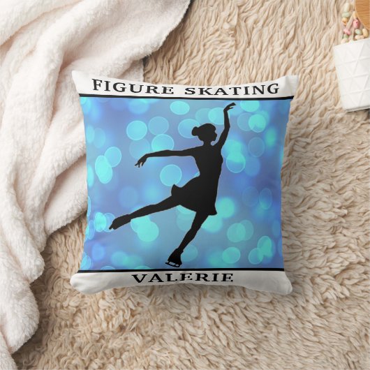 Figuur Sierkussen Skating met Naam (Deken)