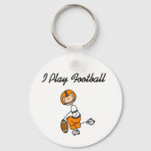 Figuur Sinaasappel I Spel Football Sleutelhanger (Voorkant)