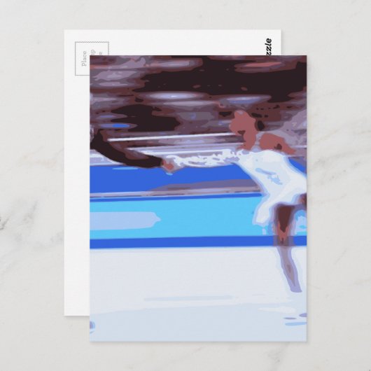 Figuur Skater Briefkaart (Voorkant / Achterkant)