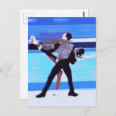 Figuur Skater Briefkaart (Voorkant / Achterkant)