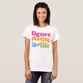 Figuur Skater Gift Girls T-shirt (Voorkant volledig)