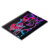 Figuur Skater_Glow_Notebook Notitieboek (Linkerzijde)