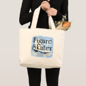 Figuur Skater Grote Tote Bag (Voorkant (product))