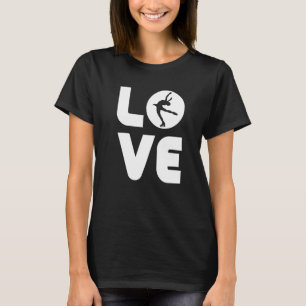 Figuur Skater Ice Skating Schaats Team 2 T-shirt