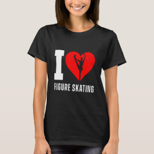 Figuur Skater Ice Skating Schaats Team 2 T-shirt