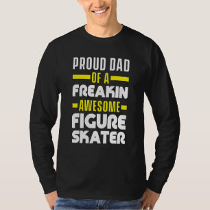 Figuur Skater Ice Skating Schaats Team 3 T-shirt