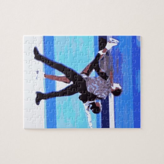 Figuur Skater Legpuzzel (Horizontaal)