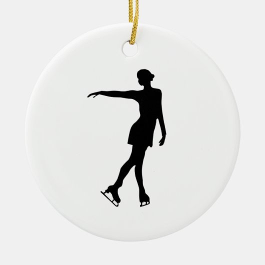 Figuur Skater Ornament B&W (Voorkant)