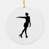 Figuur Skater Ornament B&W (Achterkant)