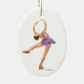 Figuur Skater Oval Ornament (Achterkant)