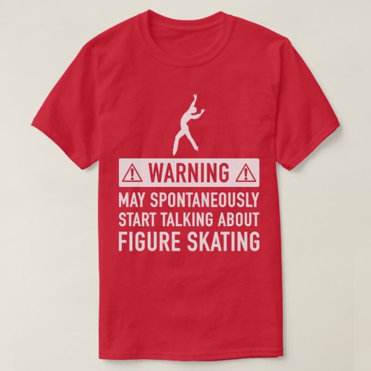 Figuur Skating Funny Gift T-shirt (Design voorkant)