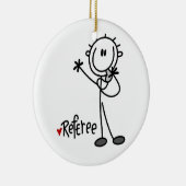 Figuur T-shirts en cadeautjes Keramisch Ornament (Rechts)