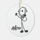 Figuur T-shirts en cadeautjes Keramisch Ornament (Links)