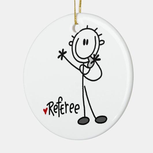 Figuur T-shirts en cadeautjes Keramisch Ornament (Links)