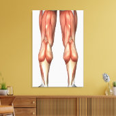 Figuur ter illustratie van de spiergroepen van de  canvas afdruk (Insitu (Woonkamer))