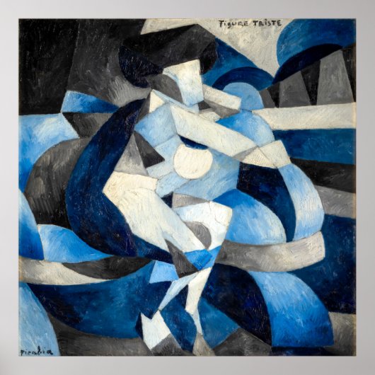 Figuur Triste | Francis Picabia | Poster (Voorkant)