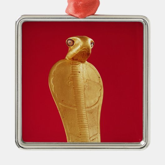 Figuur van de cobra Netjer-Ankh Metalen Ornament (Voorkant)