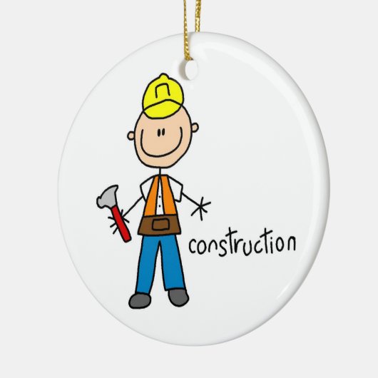 Figuur voor constructiestick keramisch ornament (Links)