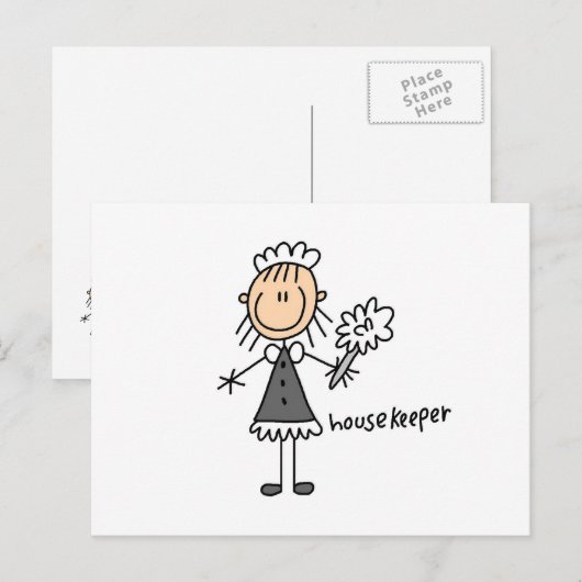 Figuur voor de uitvoerder briefkaart (Voorkant / Achterkant)